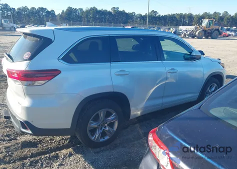 2018 Toyota Highlander Limited from USA, damaged, VIN 5TDYZRFH5JS284363